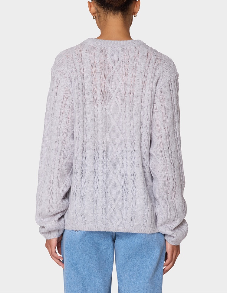 OBEY Isabella Loose Cable Womens Sweater