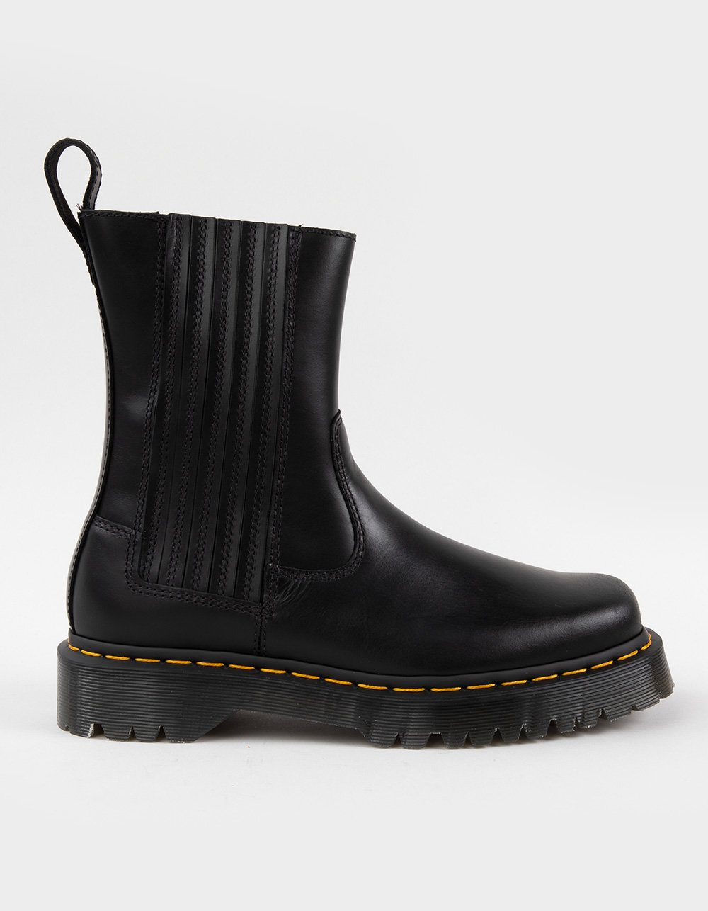 DR. MARTENS Amaayah Lo Womens Leather Boots - BLACK