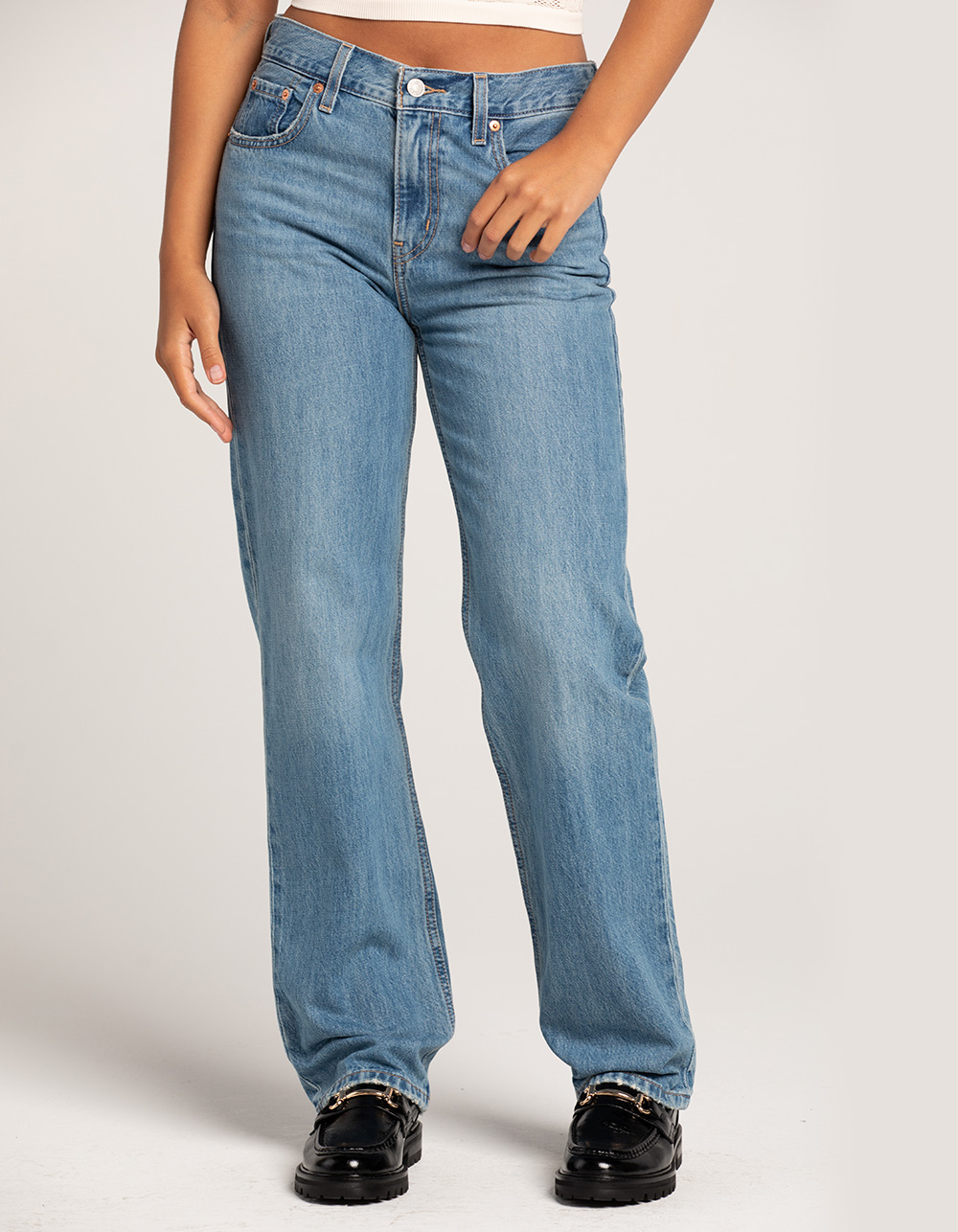 LEVI'S Low Pro Womens Jeans - Go Ahead - LIGHT INDIGO