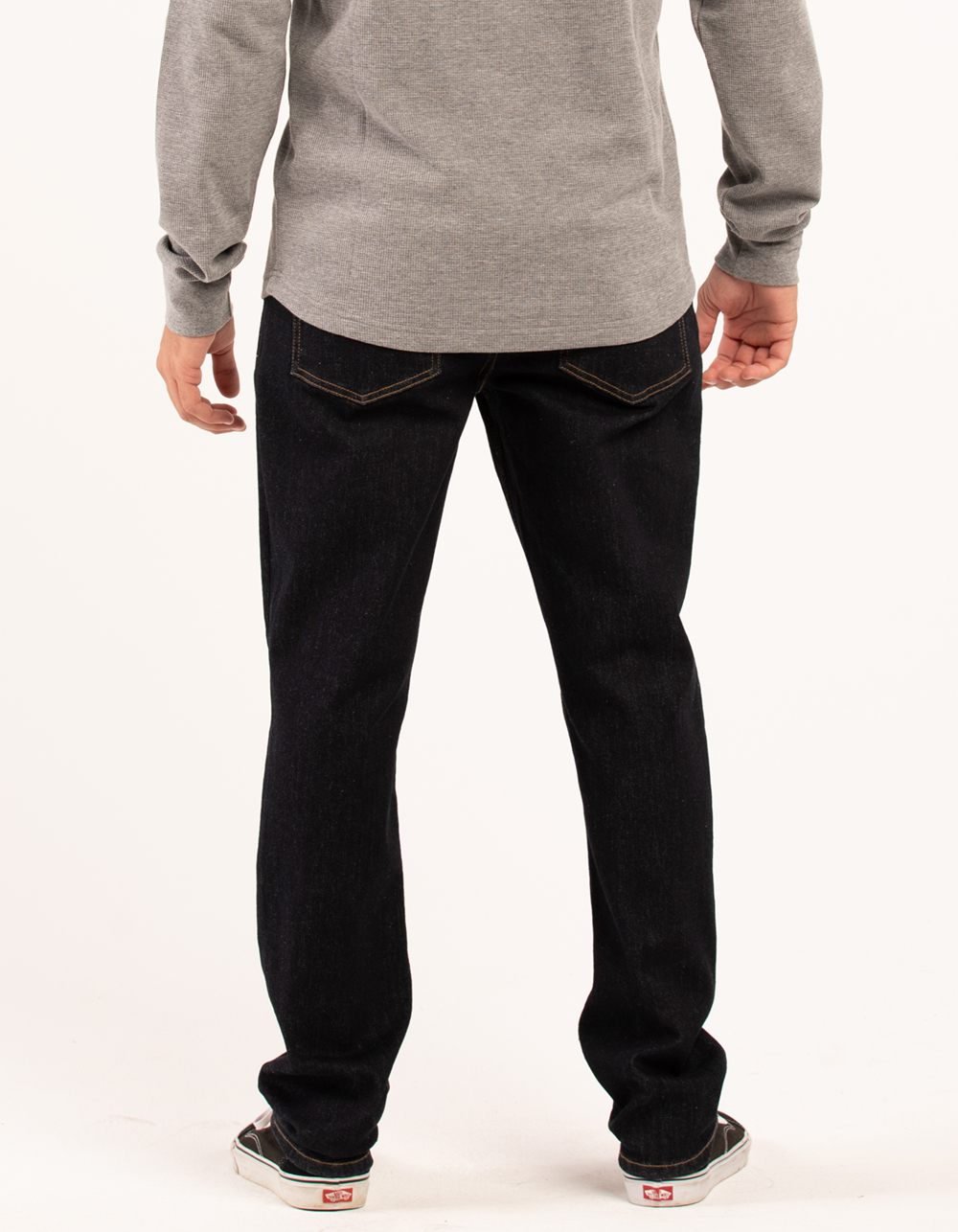 RSQ Mens Relaxed Taper Jeans - DK DENIM