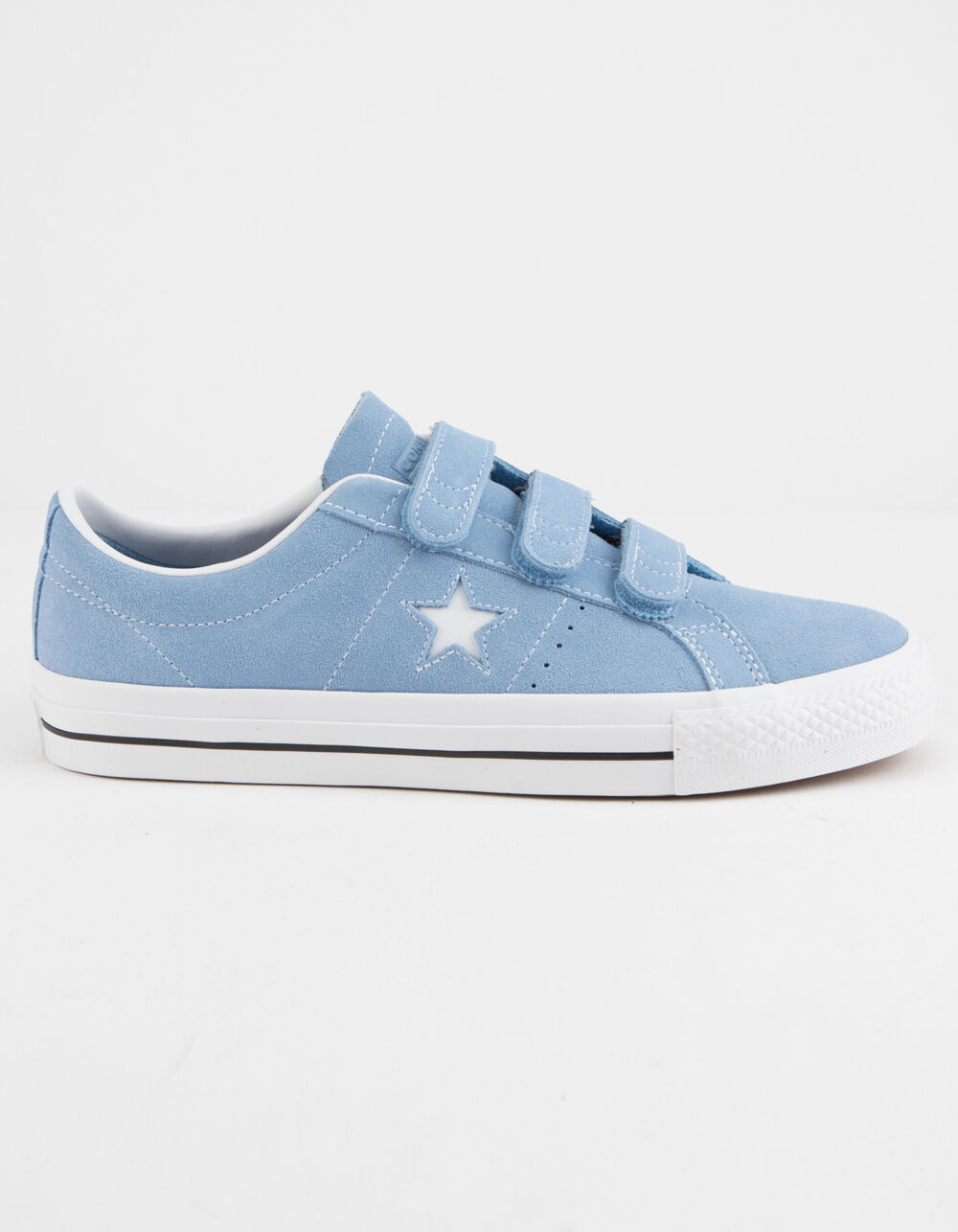 italic curly Cause CONVERSE One Star Pro 3v Ox Light Blue & White Velcro Shoes - LIGHT  BLUE/WHITE | Tillys