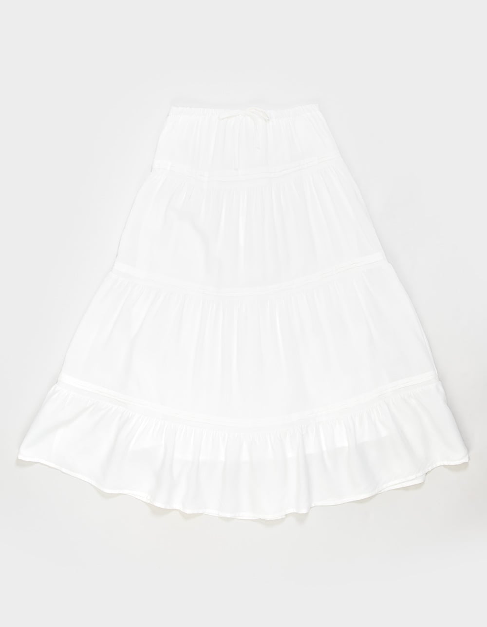 FULL TILT Girls Maxi Skirt - WHITE