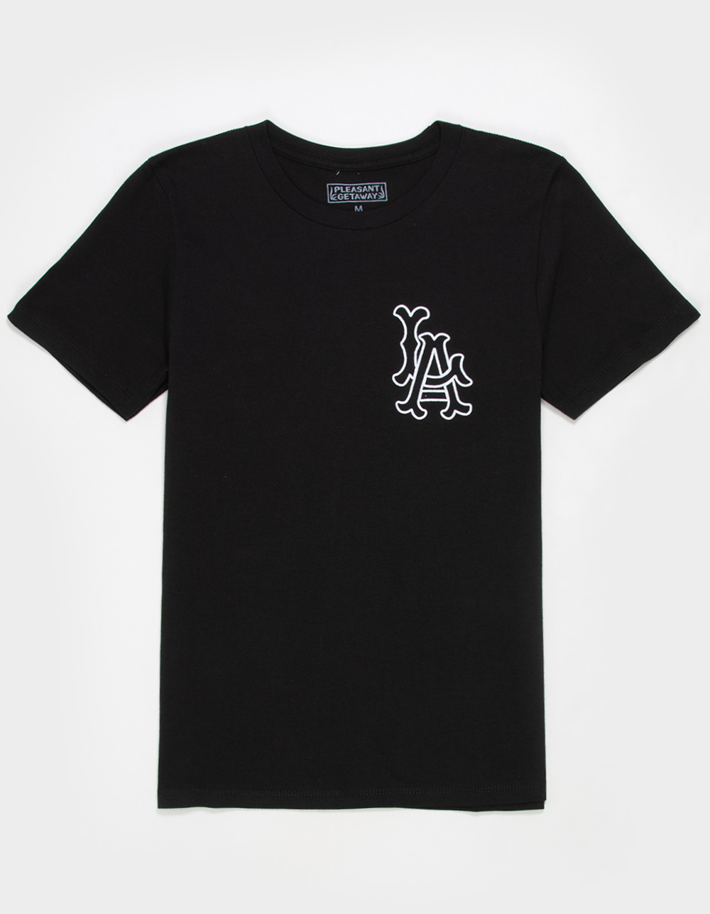 PLEASANT GETAWAY Los Angeles Boys Tee  - BLACK