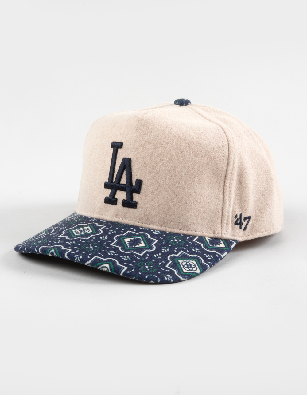 47 BRAND Los Angeles Dodgers Organic Pattern '47 Hitch Snapback Hat - MULTI