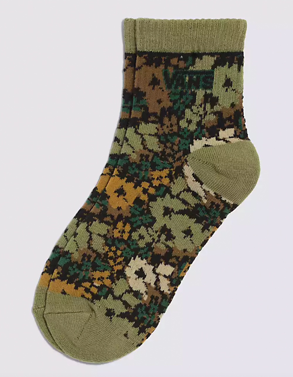 VANS Half Crew Womens Socks GREEN COMBO Tillys