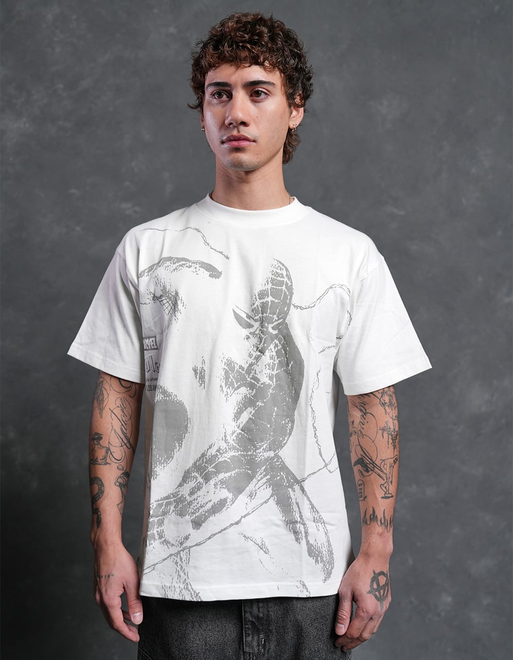 CVLA x Marvel Spider-Man Be Greater Mens Tee - WHITE
