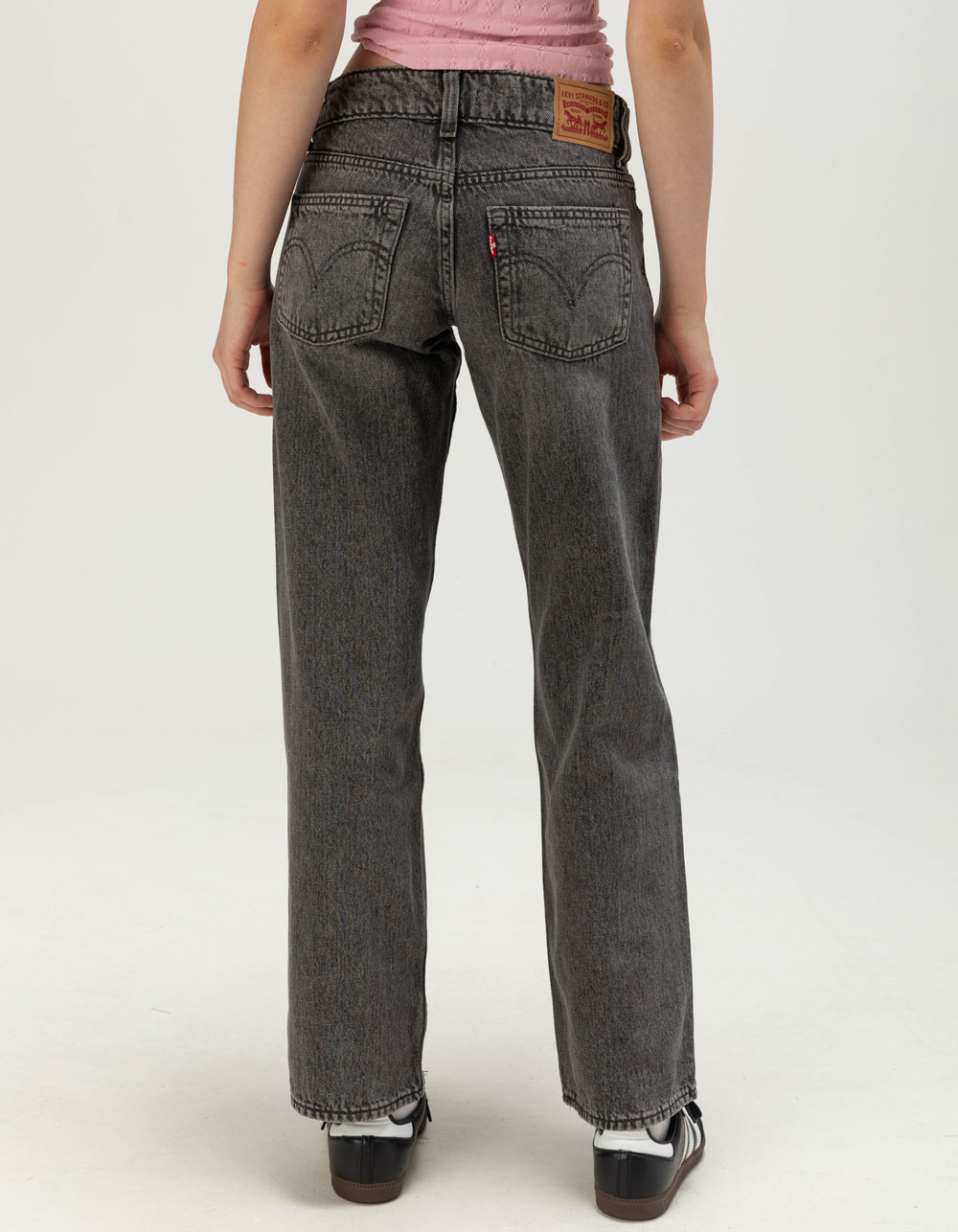 LEVI'S Superlow Loose Womens Jeans - Disquiet Day GREY DENIM