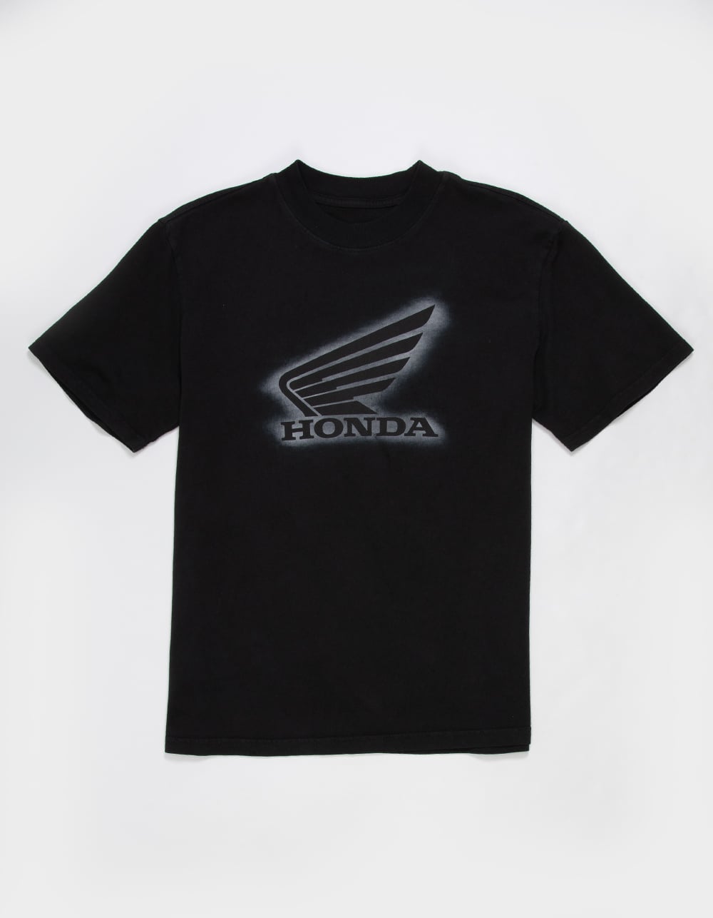 HONDA Spray Logo Boys Tee - WASHED BLACK