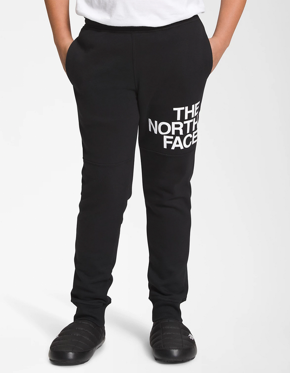 THE NORTH FACE Boys Fleece Pants - BLACK