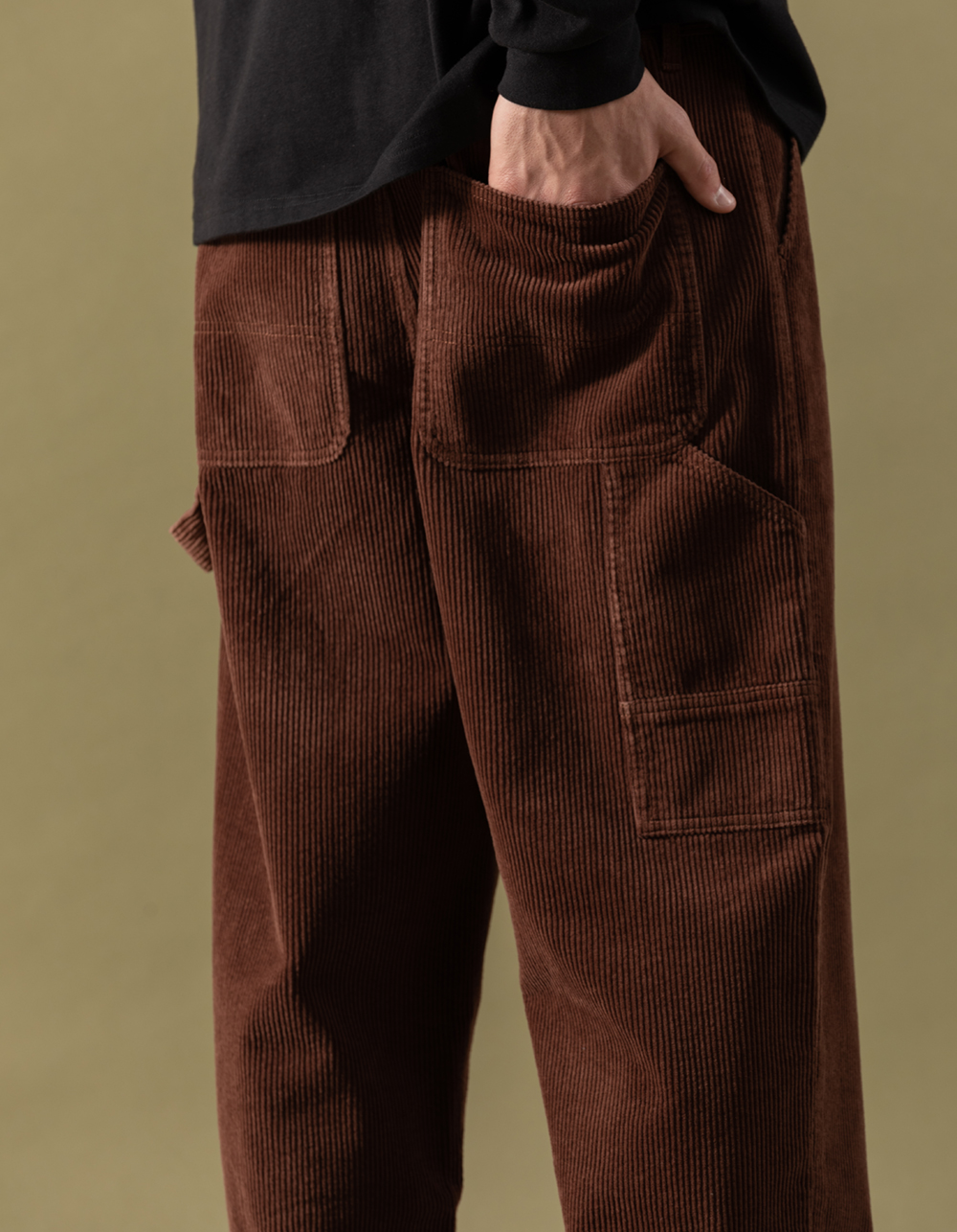 RSQ Mens Utility Corduroy Pants CHOCOLATE Tillys