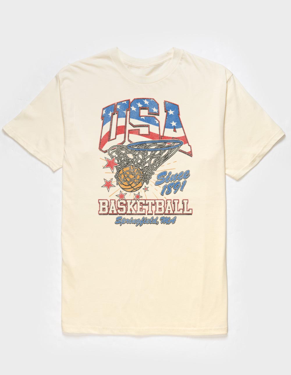 BASEKTBALL Since 1891 Unisex Tee - NATURAL