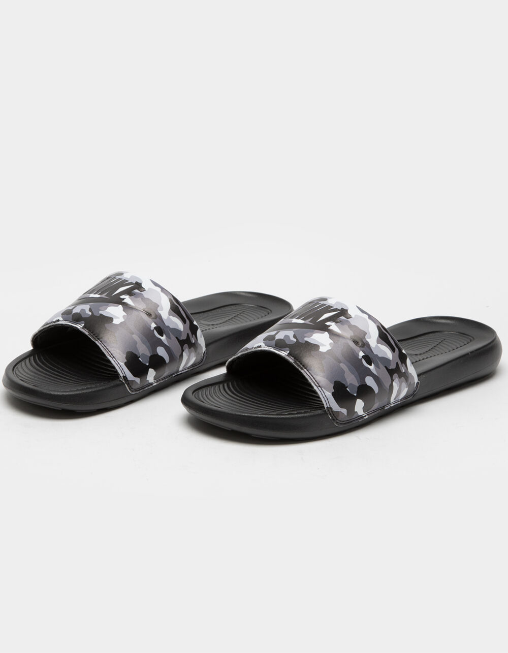NIKE Victori One Mens Slide Sandals - BLACK / GREY FOG | Tillys