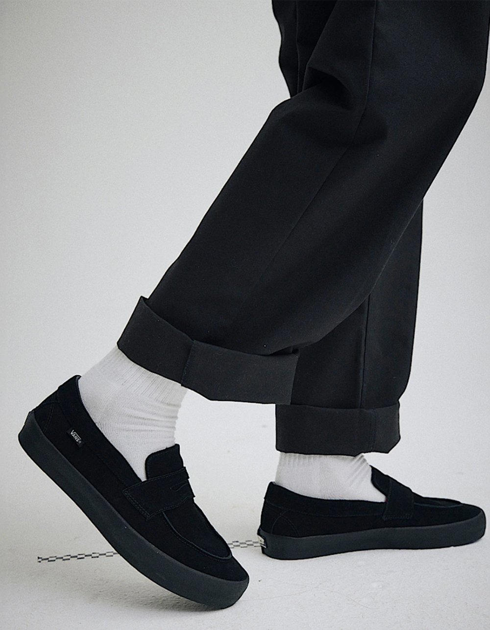 VANS Skate Loafer Mens Shoes - BLK/BLK