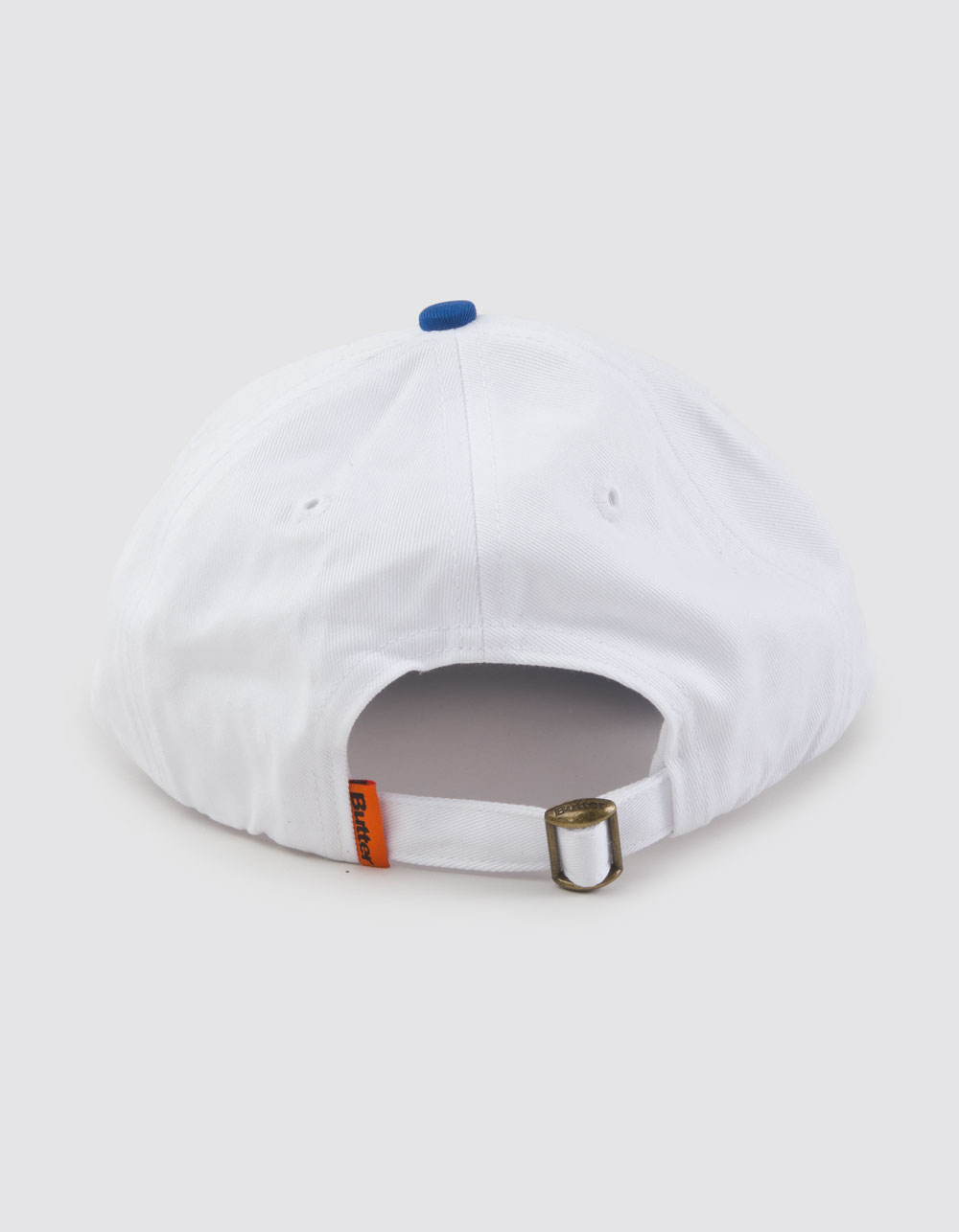 BUTTER GOODS Alien 6 Panel Strapback Hat - WHT/BLUE