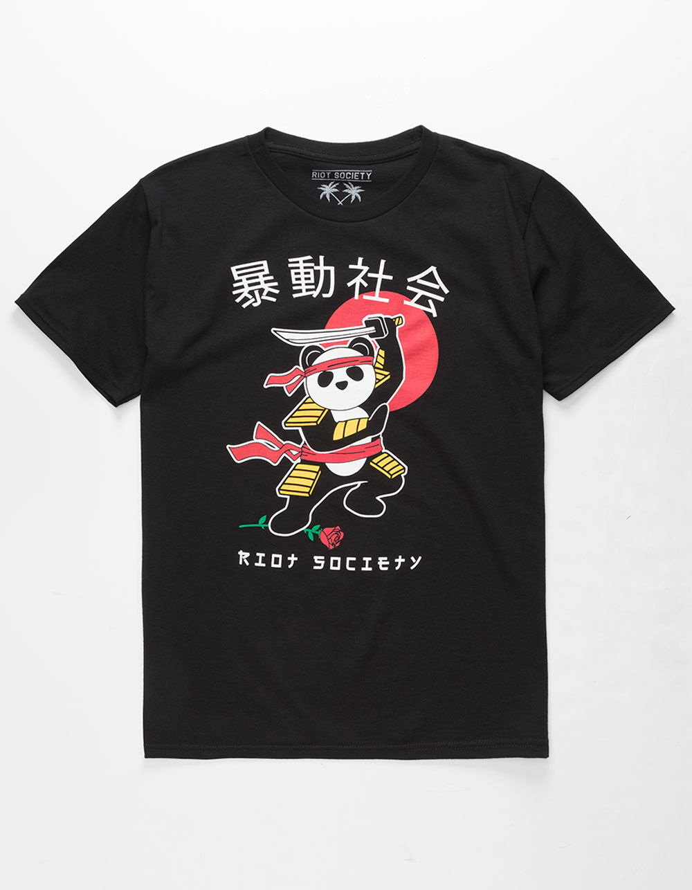 RIOT SOCIETY Panda Samurai Boys T-Shirt image number 0