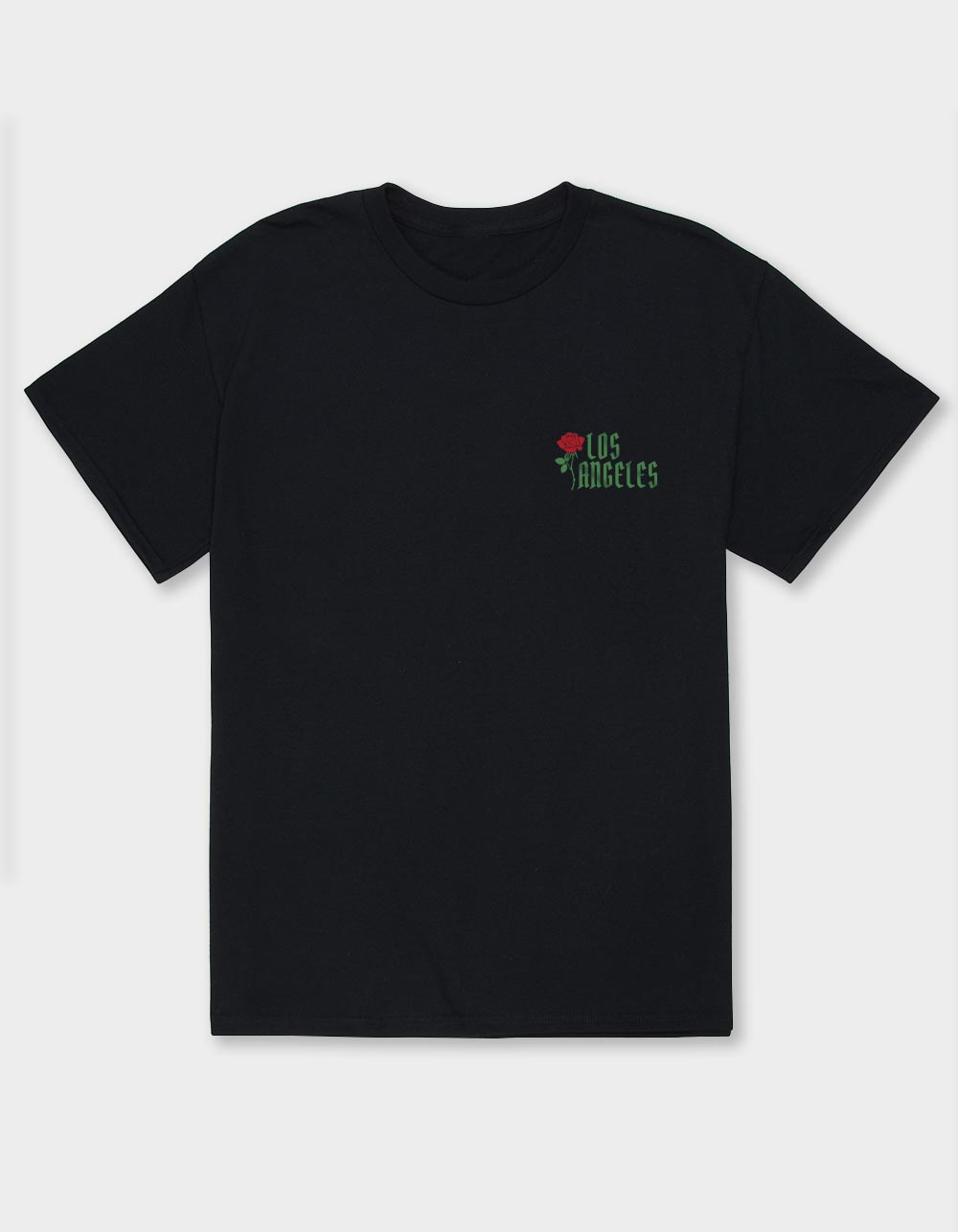 LOS ANGELES Rose Unisex Tee - BLACK