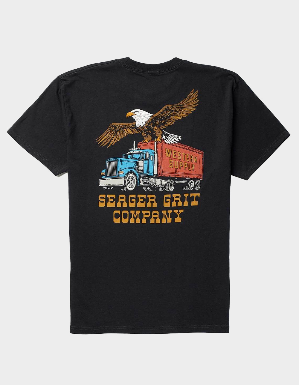 SEAGER Big Rig Mens Tee - BLACK