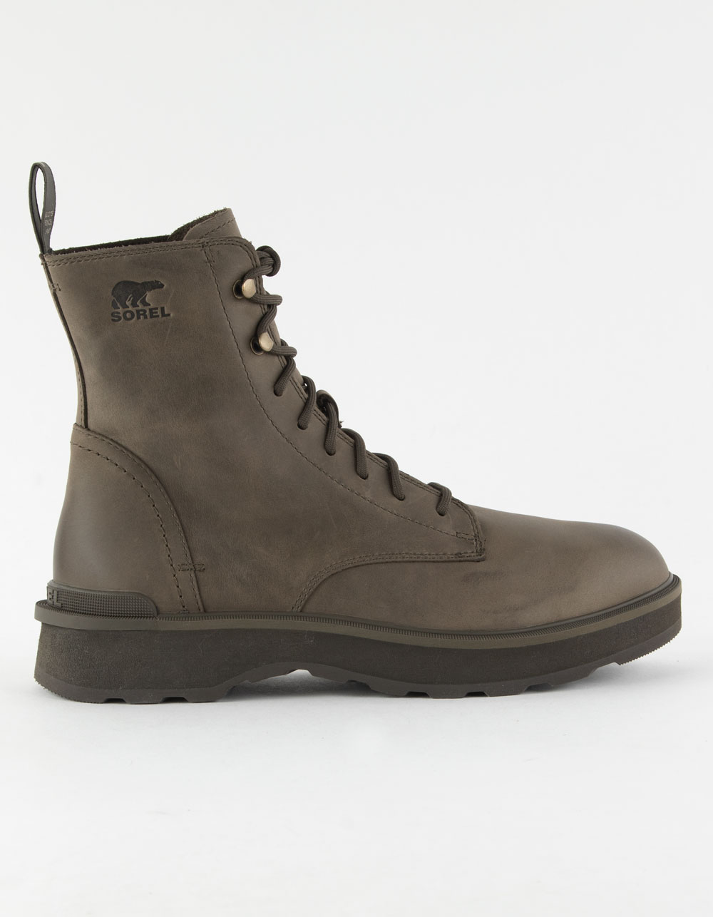 SOREL Hi-Lane Lace Mens Boots - OLIVE