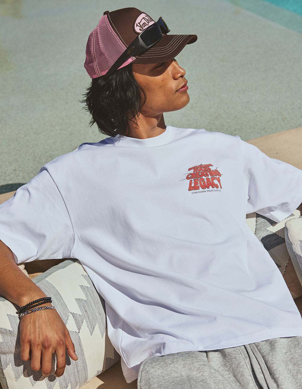 RODMAN Legacy Mens Boxy Tee - WHITE