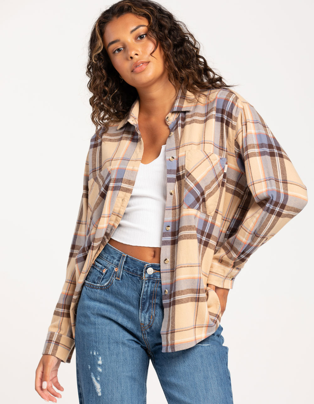 BRIXTON Bowery Womens Flannel
