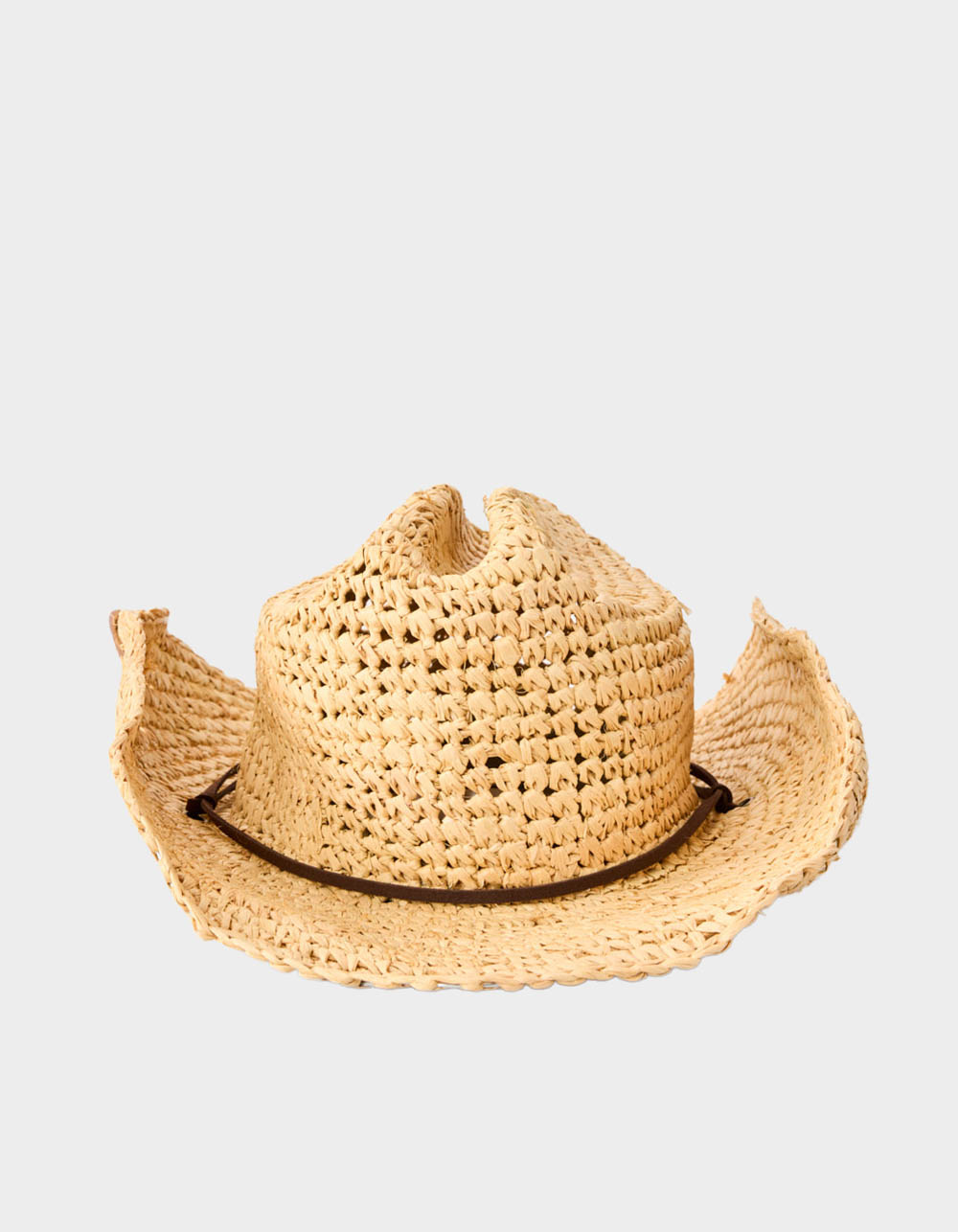 RIP CURL Crushable Straw Cowgirl Hat - NATURAL