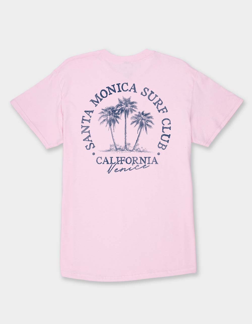 SANTA MONICA Surf Club Unisex Tee - LIGHT PINK