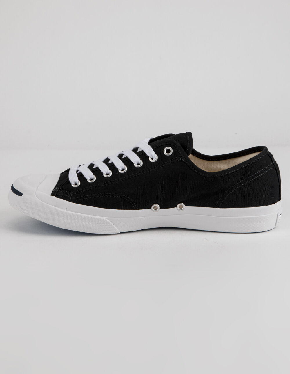 CONVERSE Jack Purcell CP OX Black & White Low Top Shoes - BLACK 