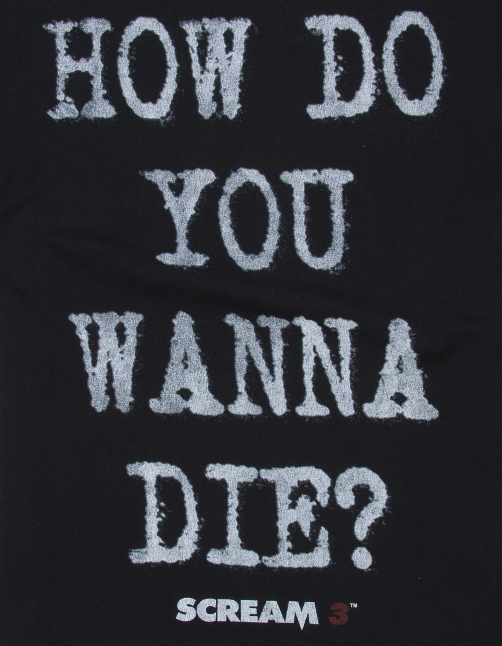 SCREAM 3 Mens Tee - BLACK