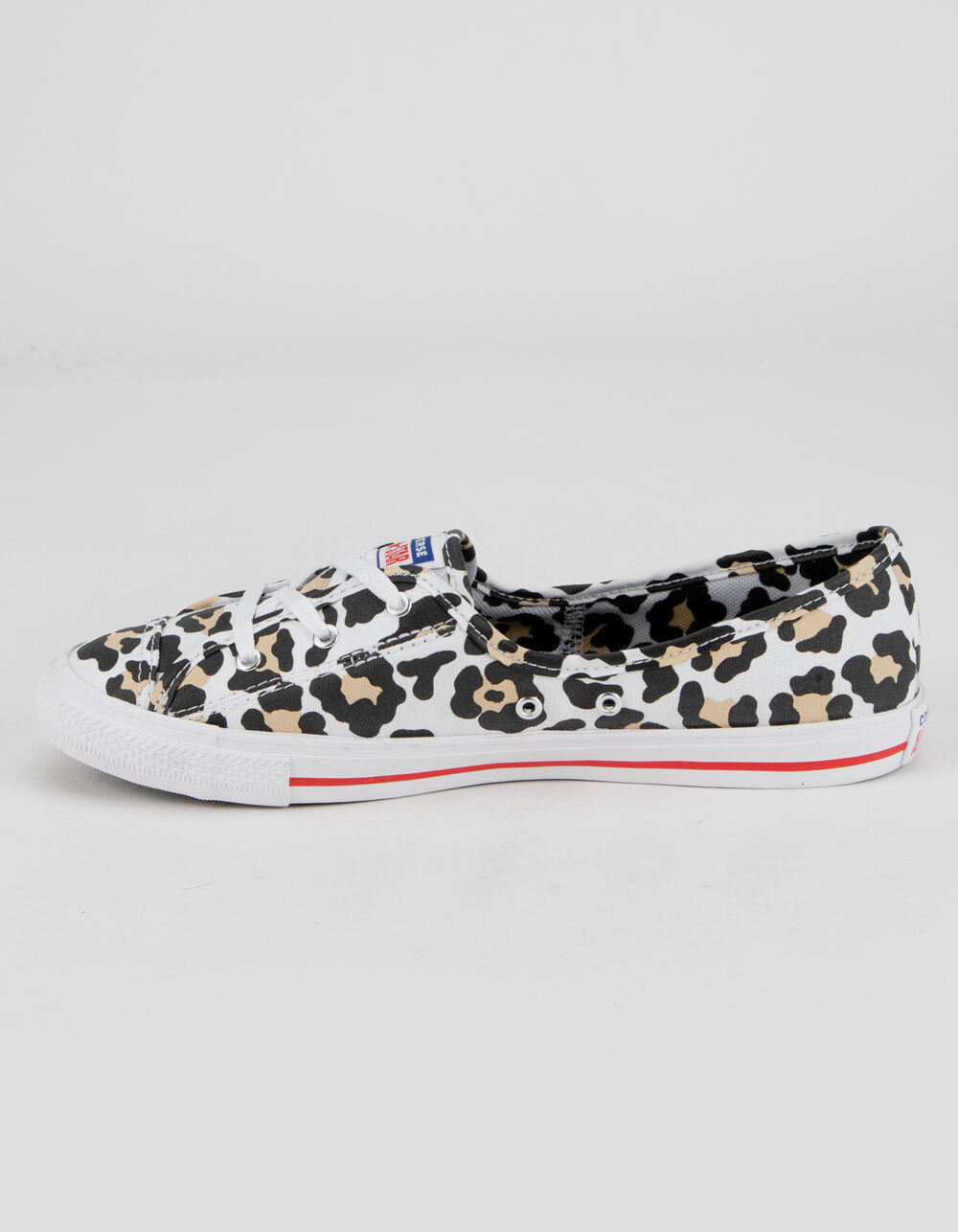 Charlotte Bronte Razón Admirable CONVERSE Ballet Lace Chuck Taylor All Star Womens Slip On Shoes - LEOPARD |  Tillys