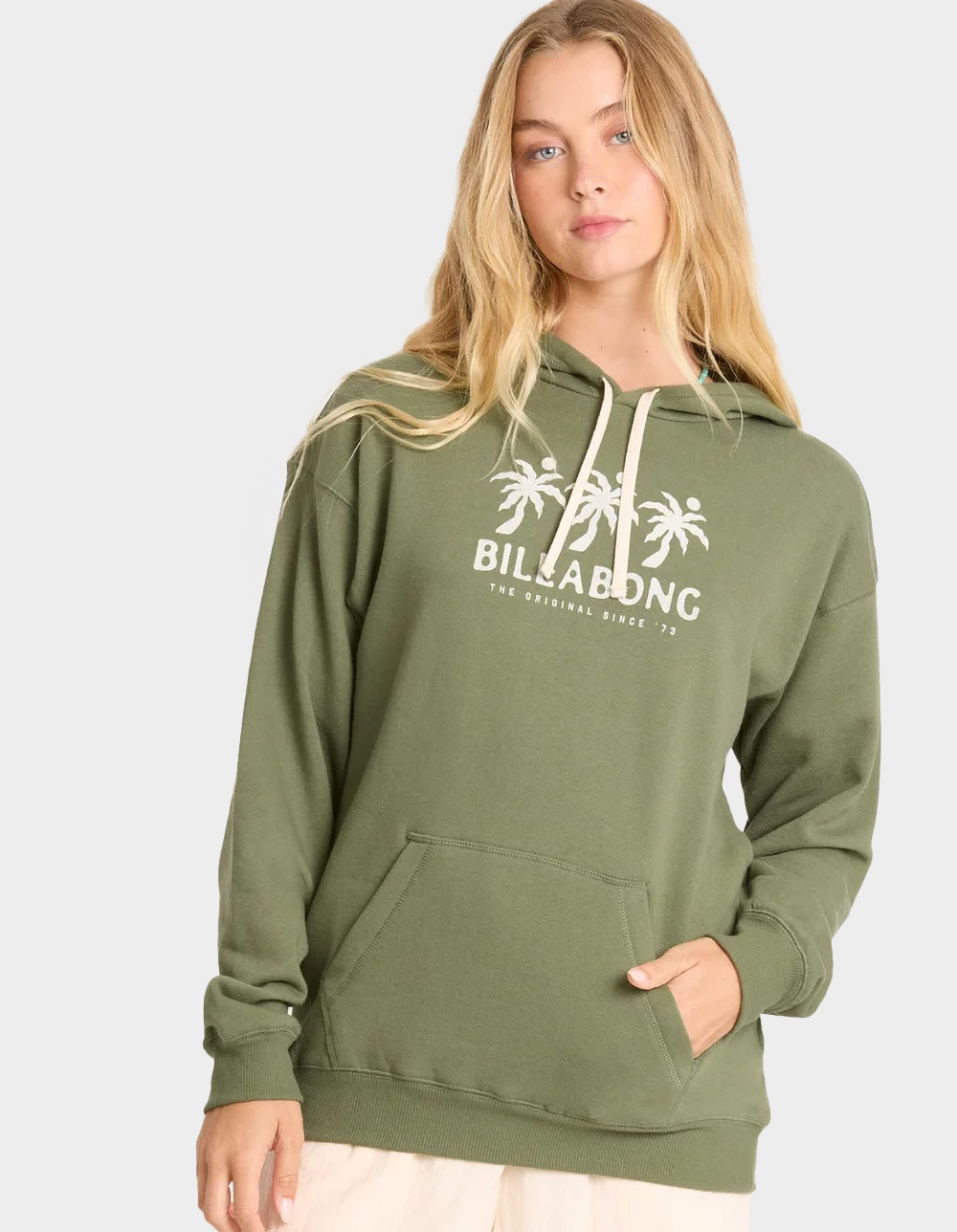 BILLABONG Far From Shore Womens Hoodie - MILITARY