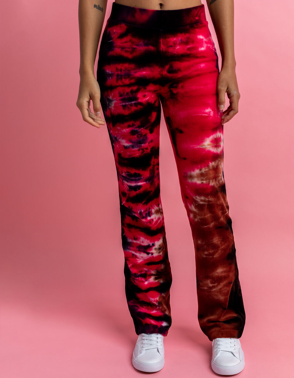 JUICY COUTURE Womens Velour Track Pant SUNSET TIE DYE Tillys