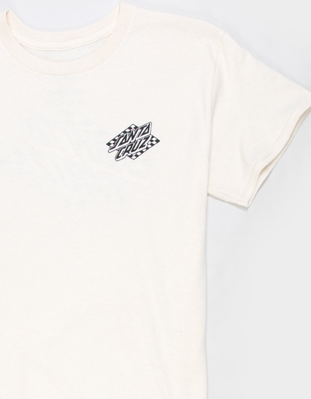SANTA CRUZ Check Diamond Boys Tee - SAND