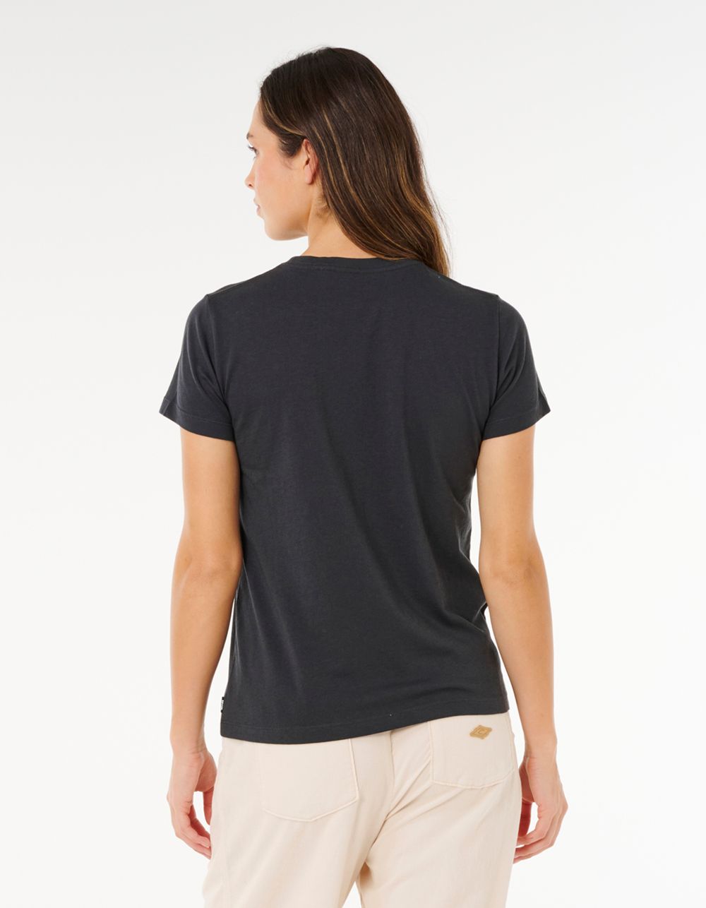 RIP CURL Sun Beams Womens Standard Tee - WASHED BLACK