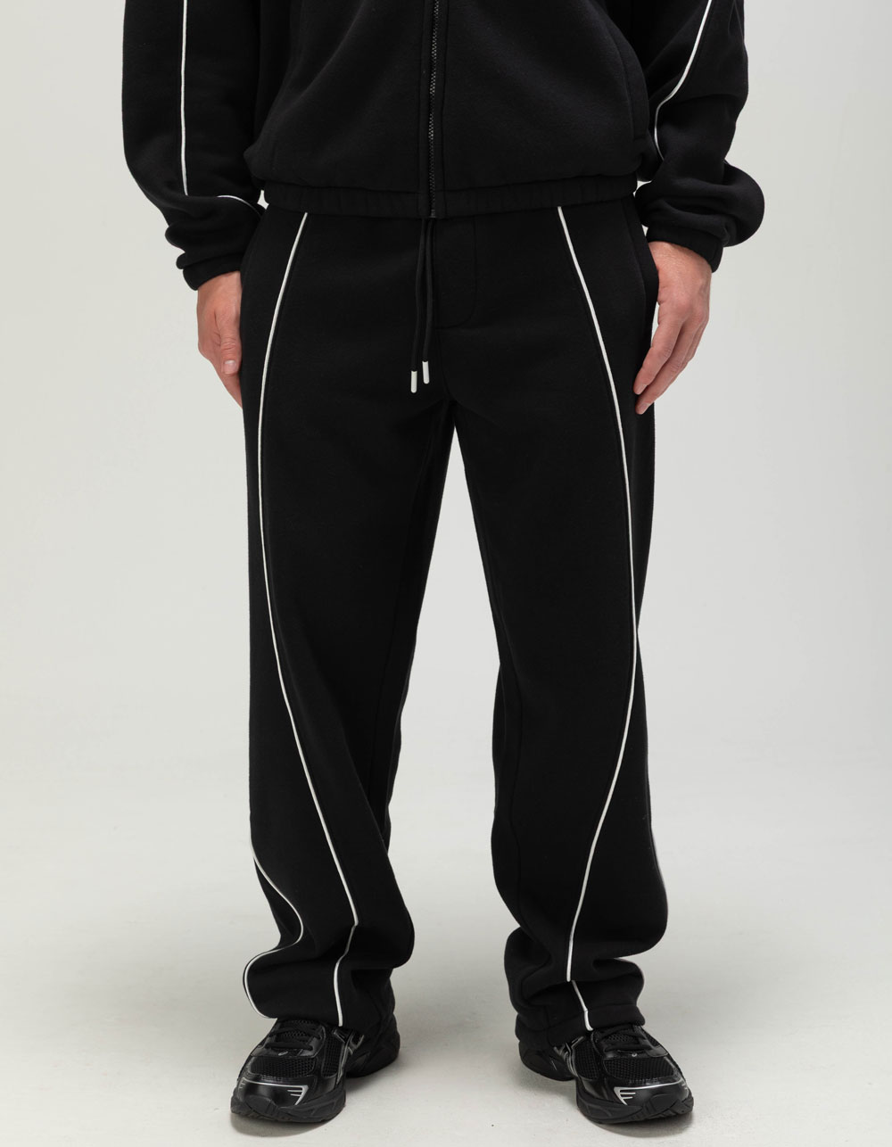 RSQ Mens Loose Sweatpants - BLACK