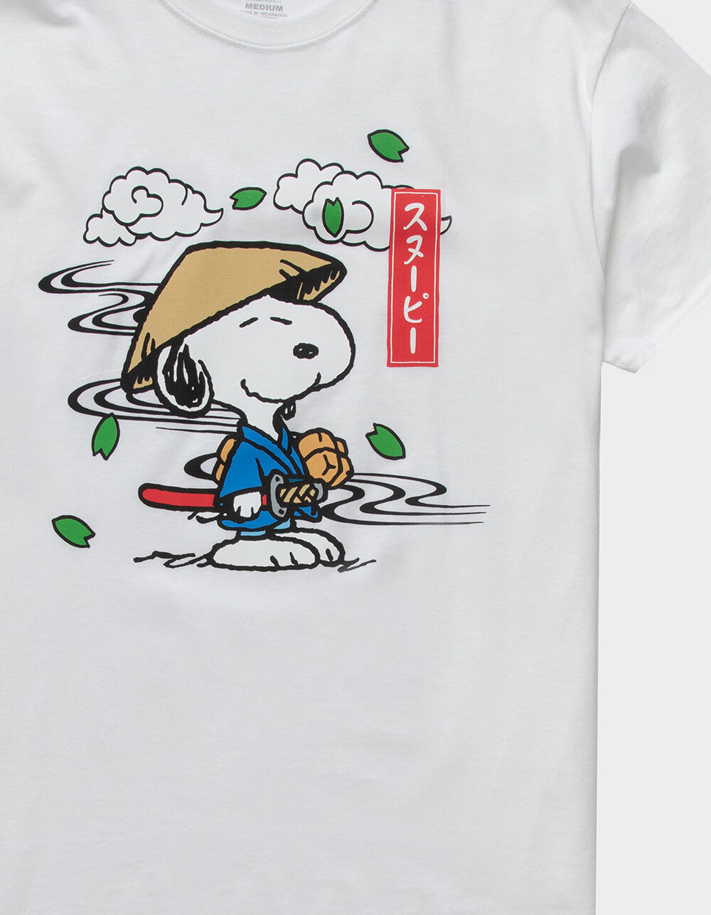Samurai Snoopy Mens T-Shirt WHITE | Tillys