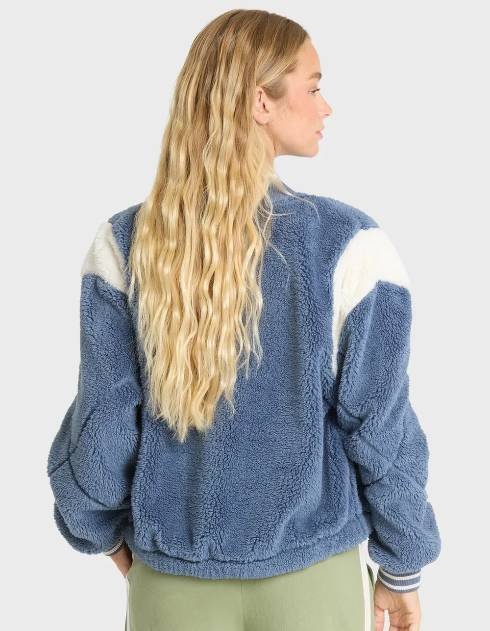 BILLABONG A/Div Batter Womens Sherpa Jacket - BLUE