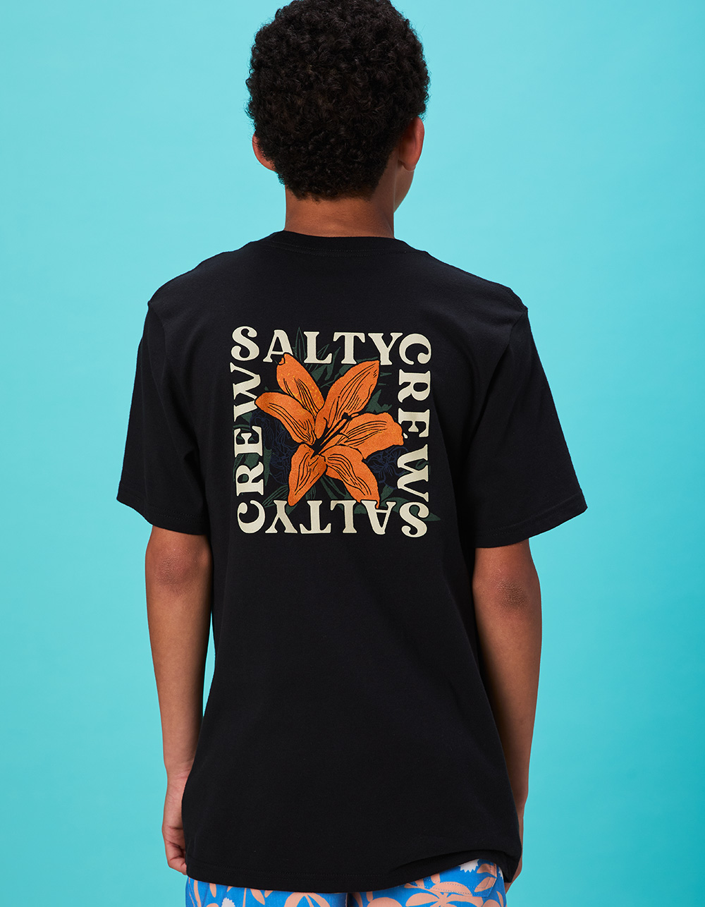 SALTY CREW Petal Boys Tee - BLACK