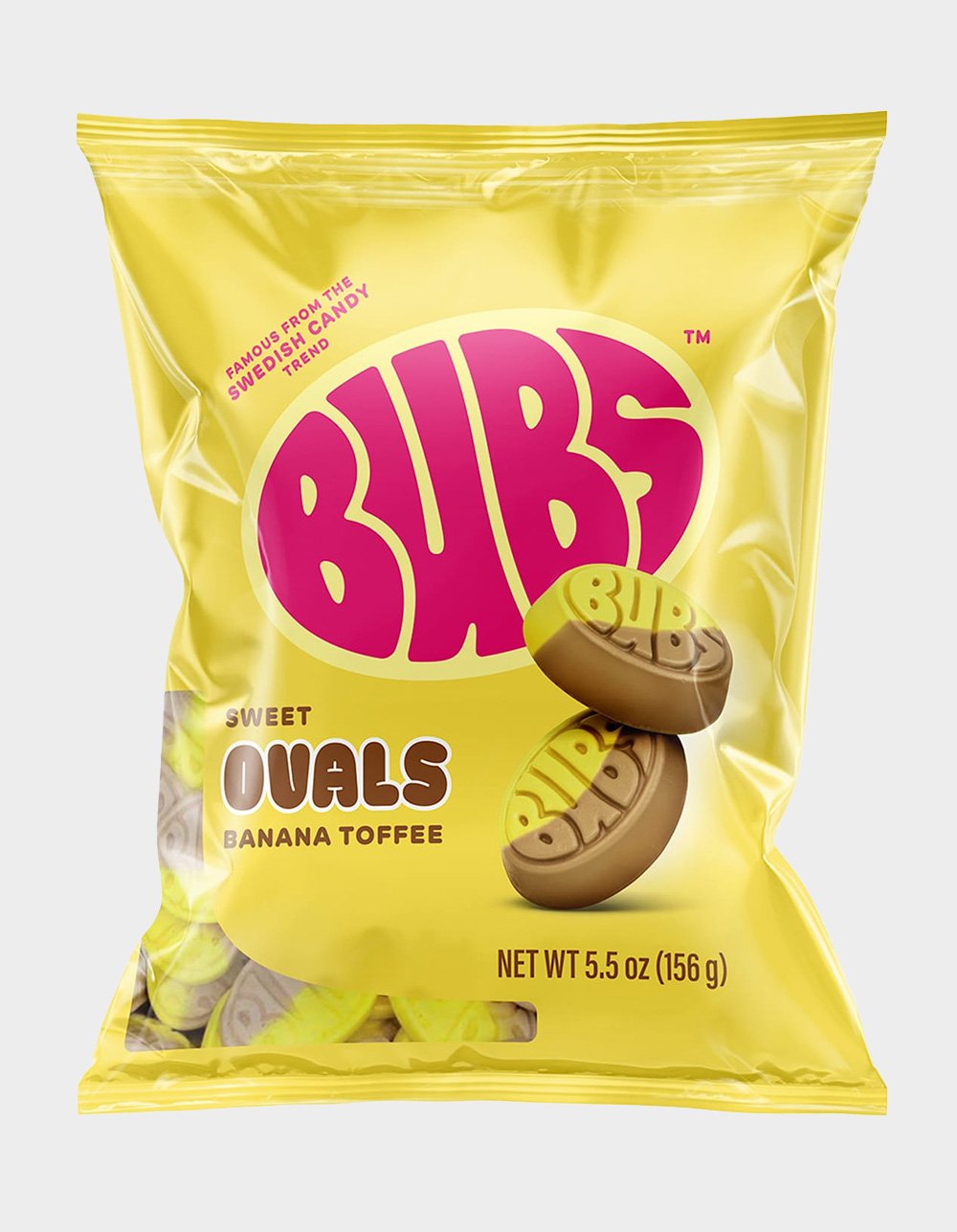 BUBS Sweet Ovals Banana Toffee Candy - MULTI