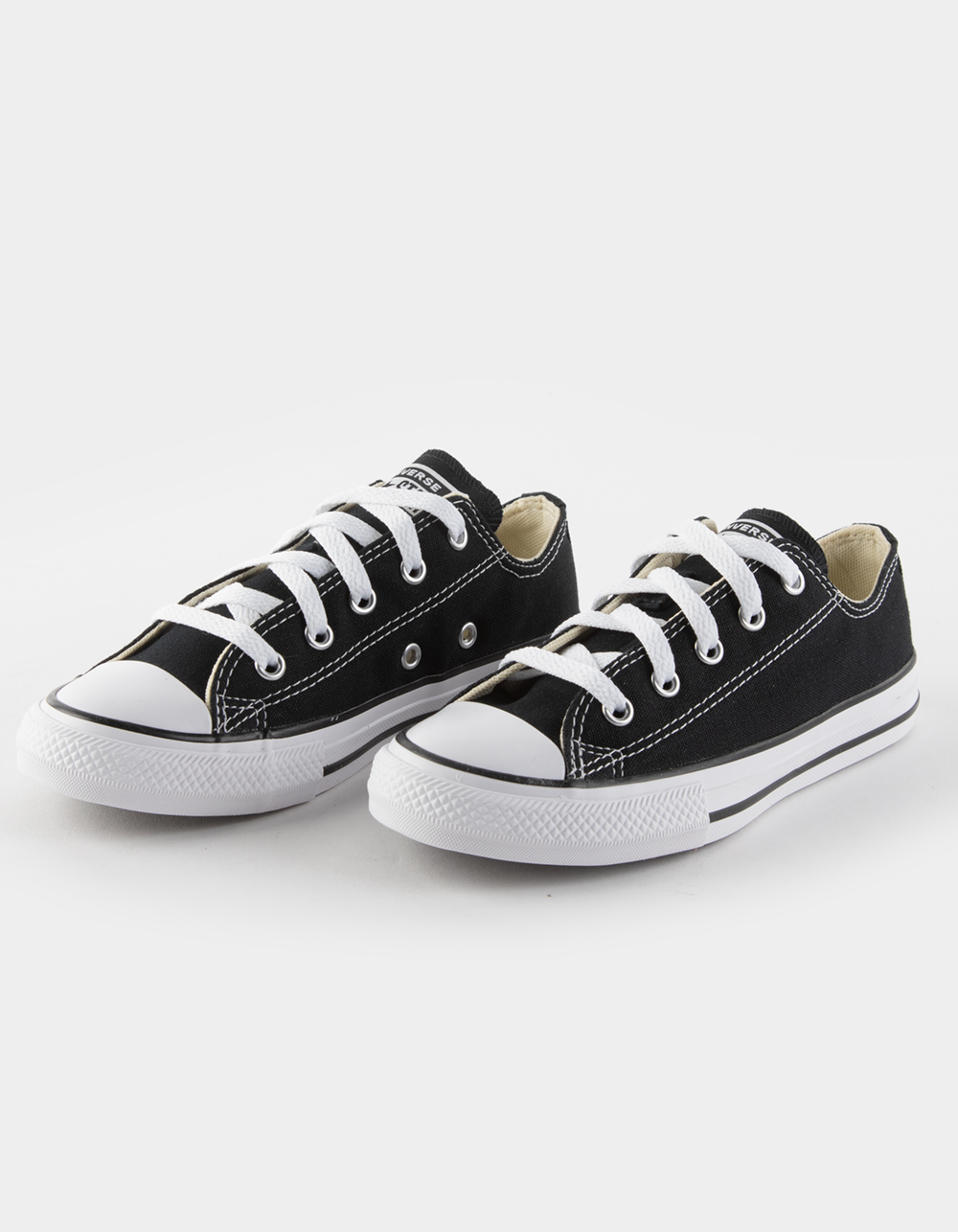 CONVERSE Chuck Taylor All Star Kids Low Top Shoes - BLK/WHT