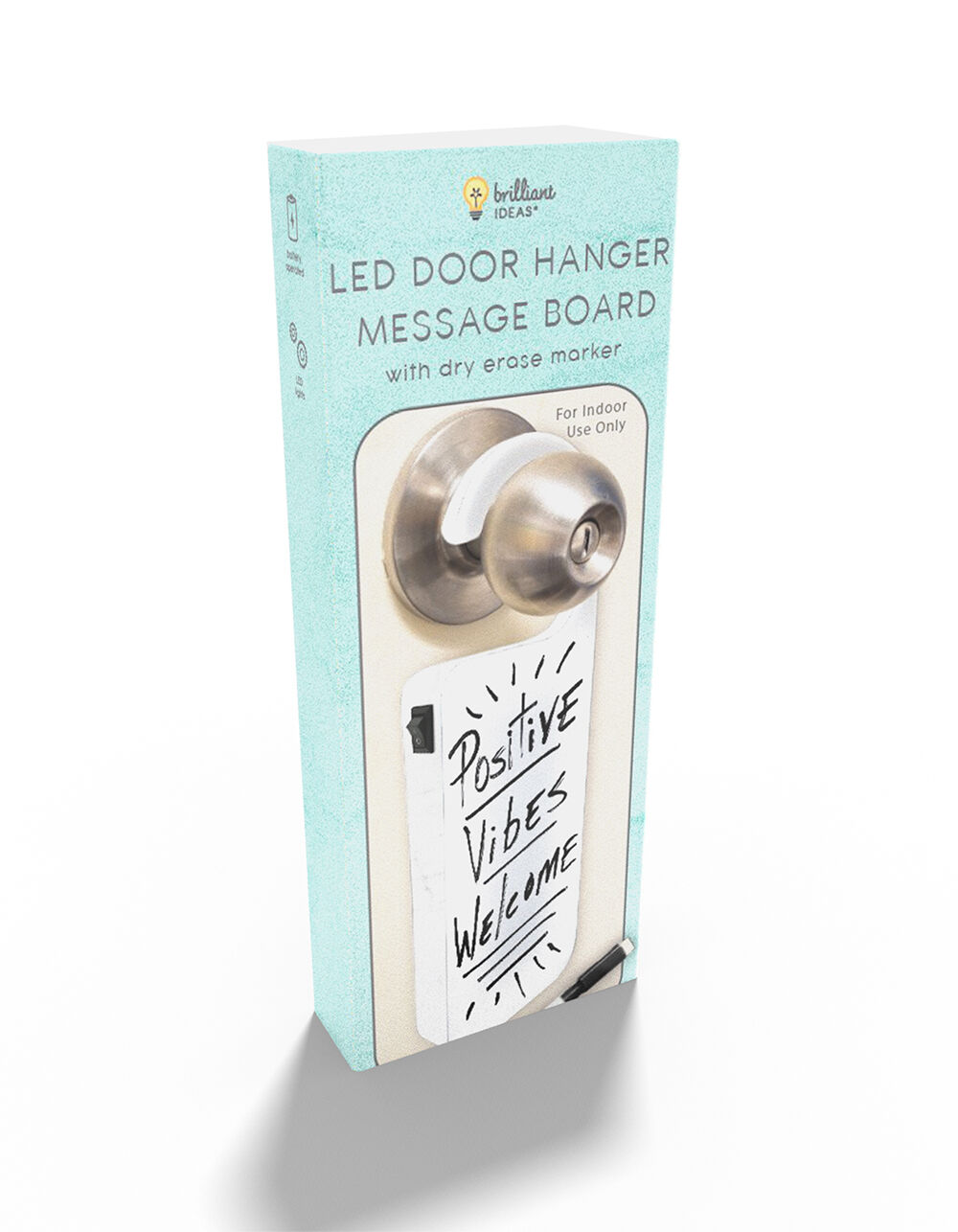 BRILLIANT IDEAS Door Hanger Message Board WHTCO Tillys