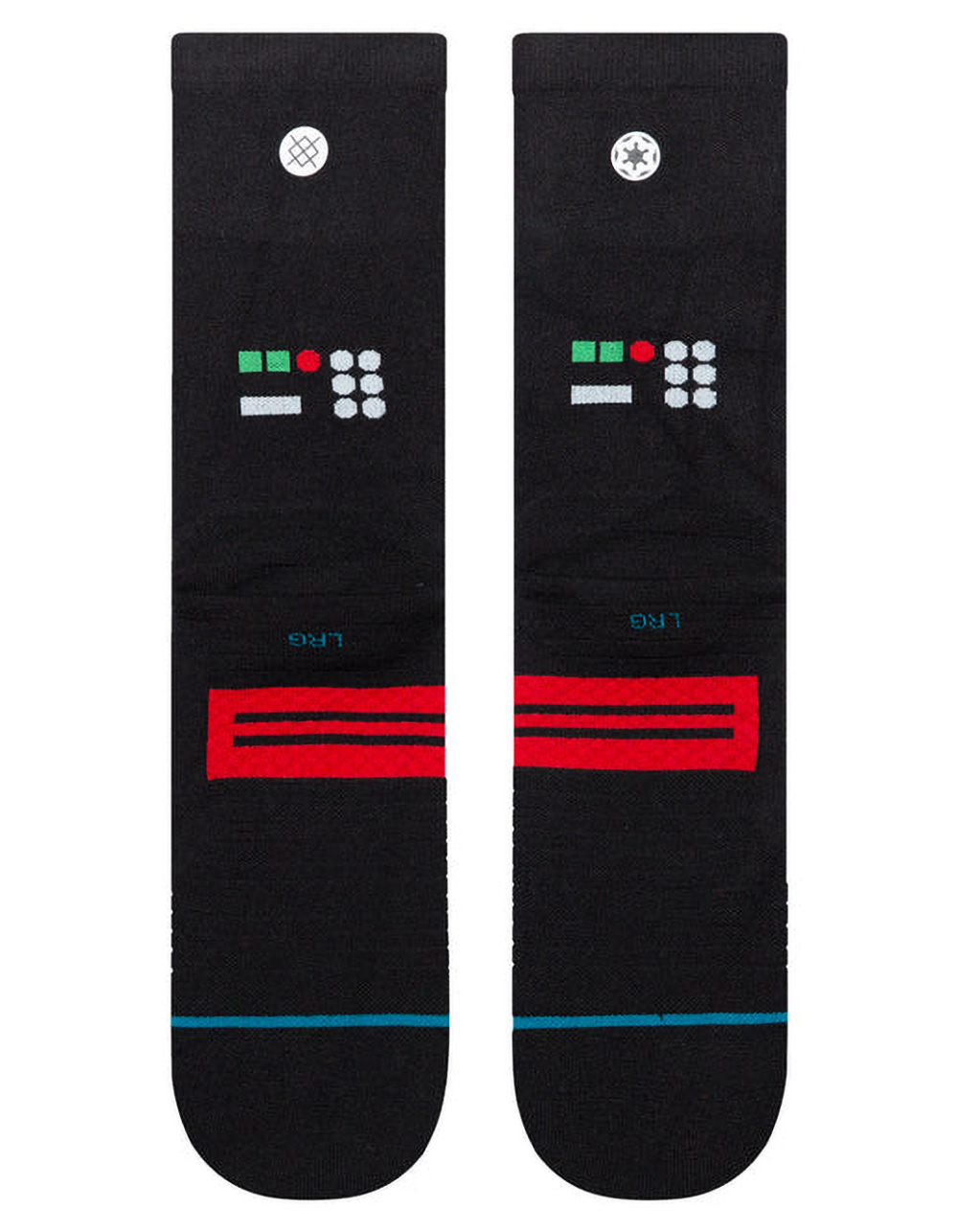 STANCE x Star Wars Dark Side Mens Performance Crew Socks - BLACK COMBO