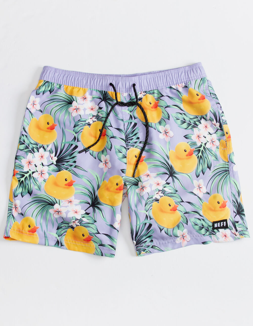 NEFF Ducky Floral Mens Volley Shorts - LAVENDAR - S | Tillys NEFF Ducky Floral Mens Volley Shorts - LAVENDAR - S | Tillys