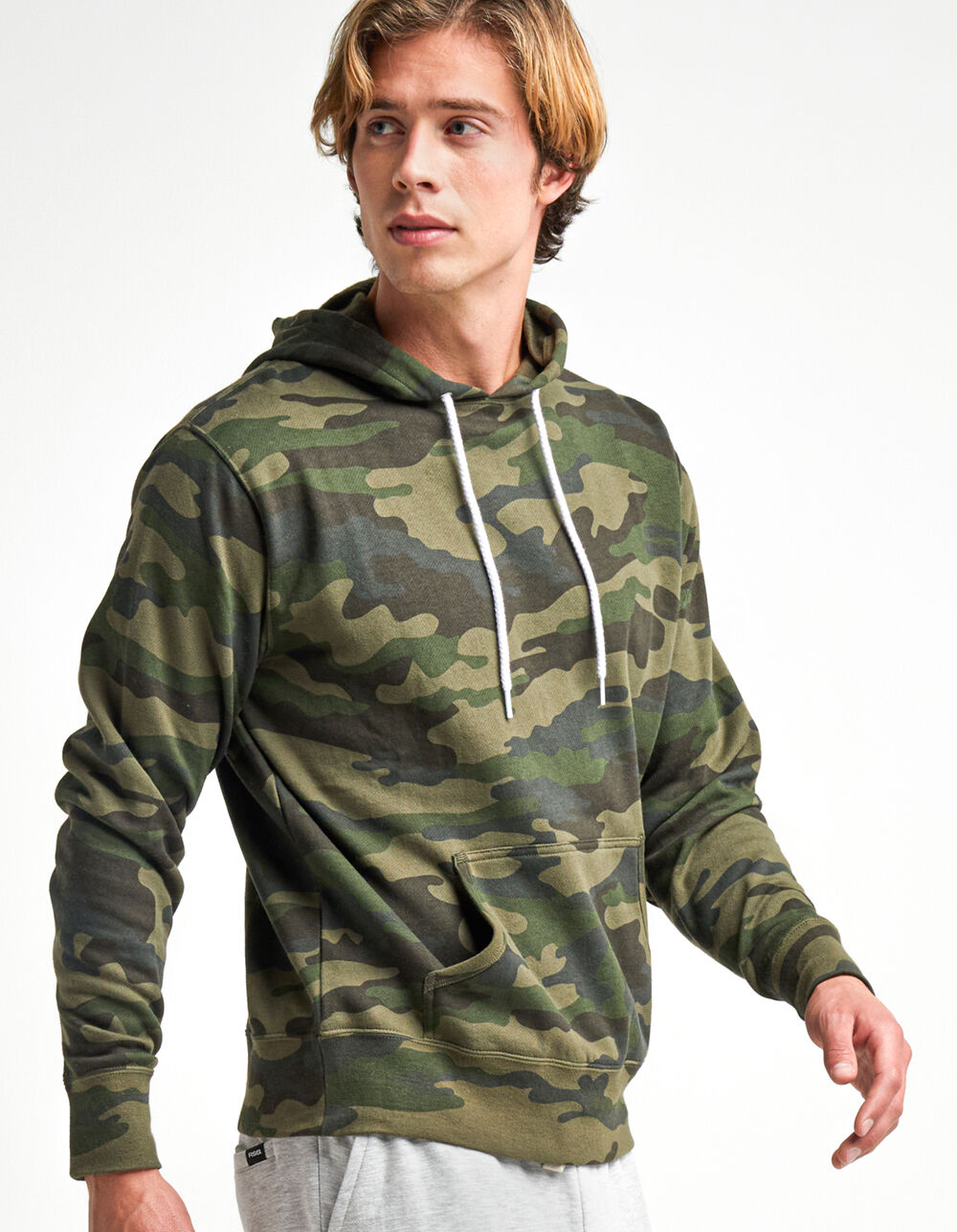 RSQ Mens Camo Pullover Hoodie - CAMO GREEN | Tillys