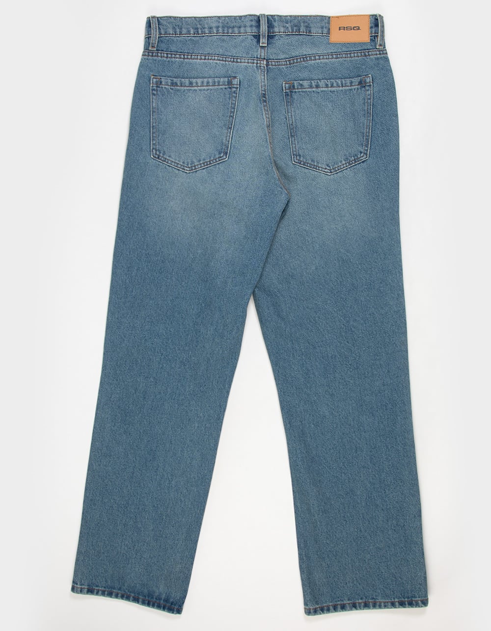RSQ Mens Slim Straight Jeans - MEDIUM INDIGO