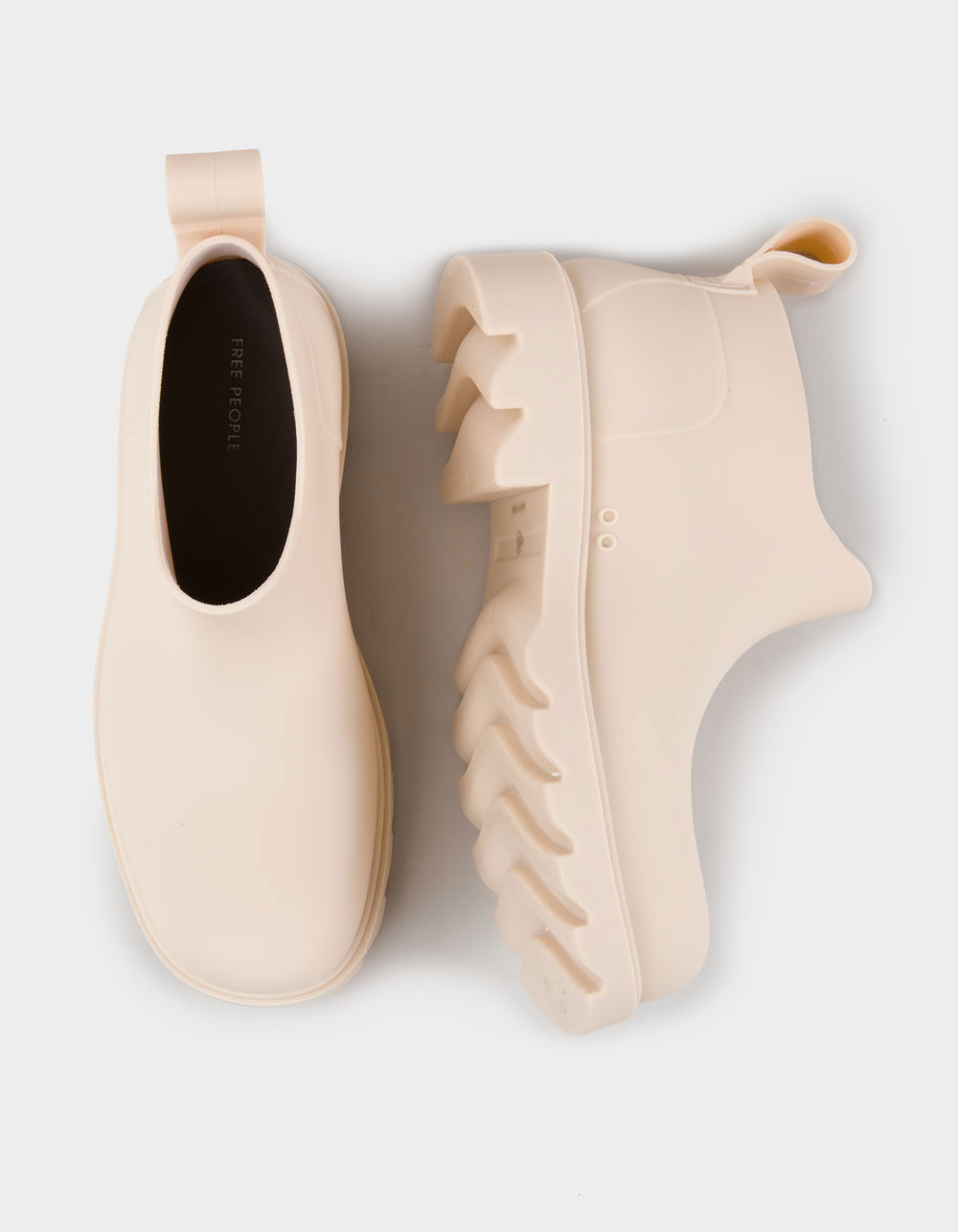 FREE PEOPLE High Street Womens Rain Boots - PARCHMENT