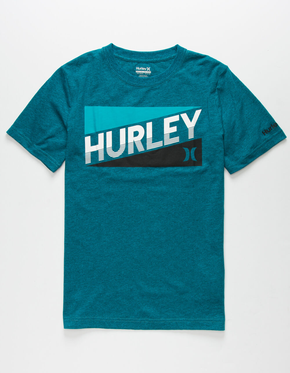 HURLEY New Stadium Lines Boys Teal Green T-Shirt - TEAL GREEN | Tillys
