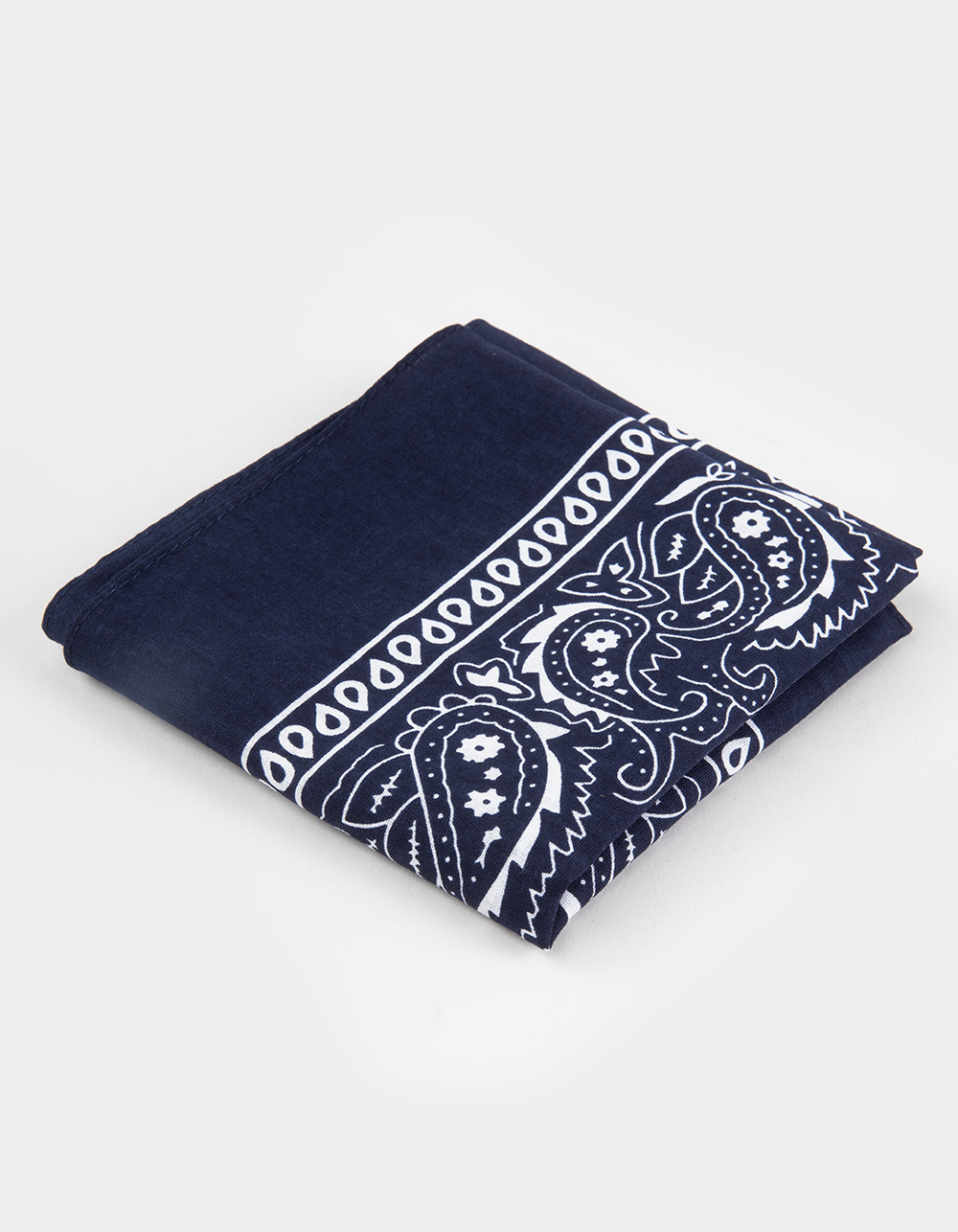 Navy Paisley Bandana - NAVY