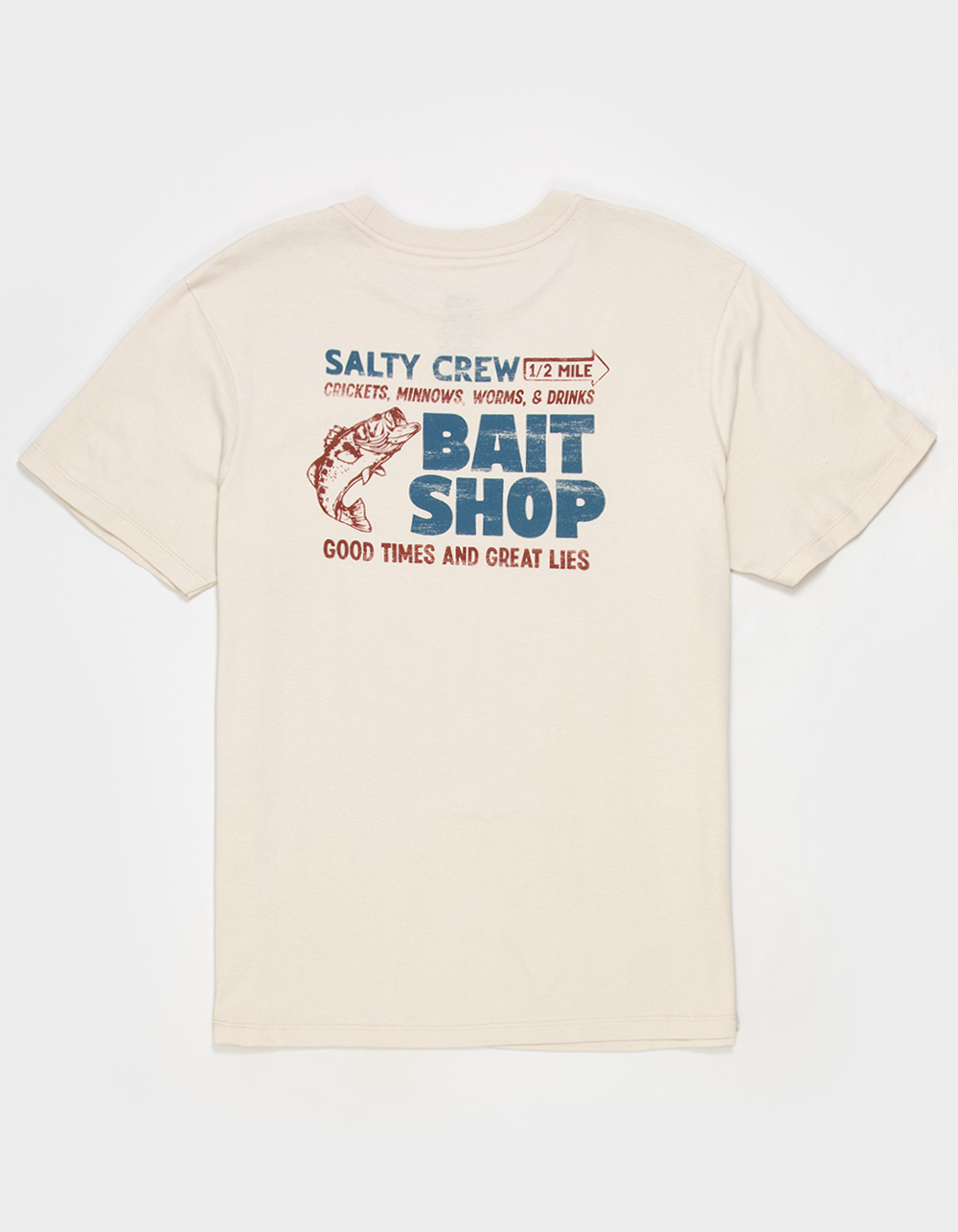 SALTY CREW Bait Shop Mens Tee - BONE