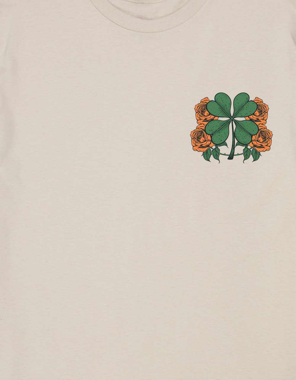 CLOVER Lucky Tattoo Parlor Unisex Tee - SAND