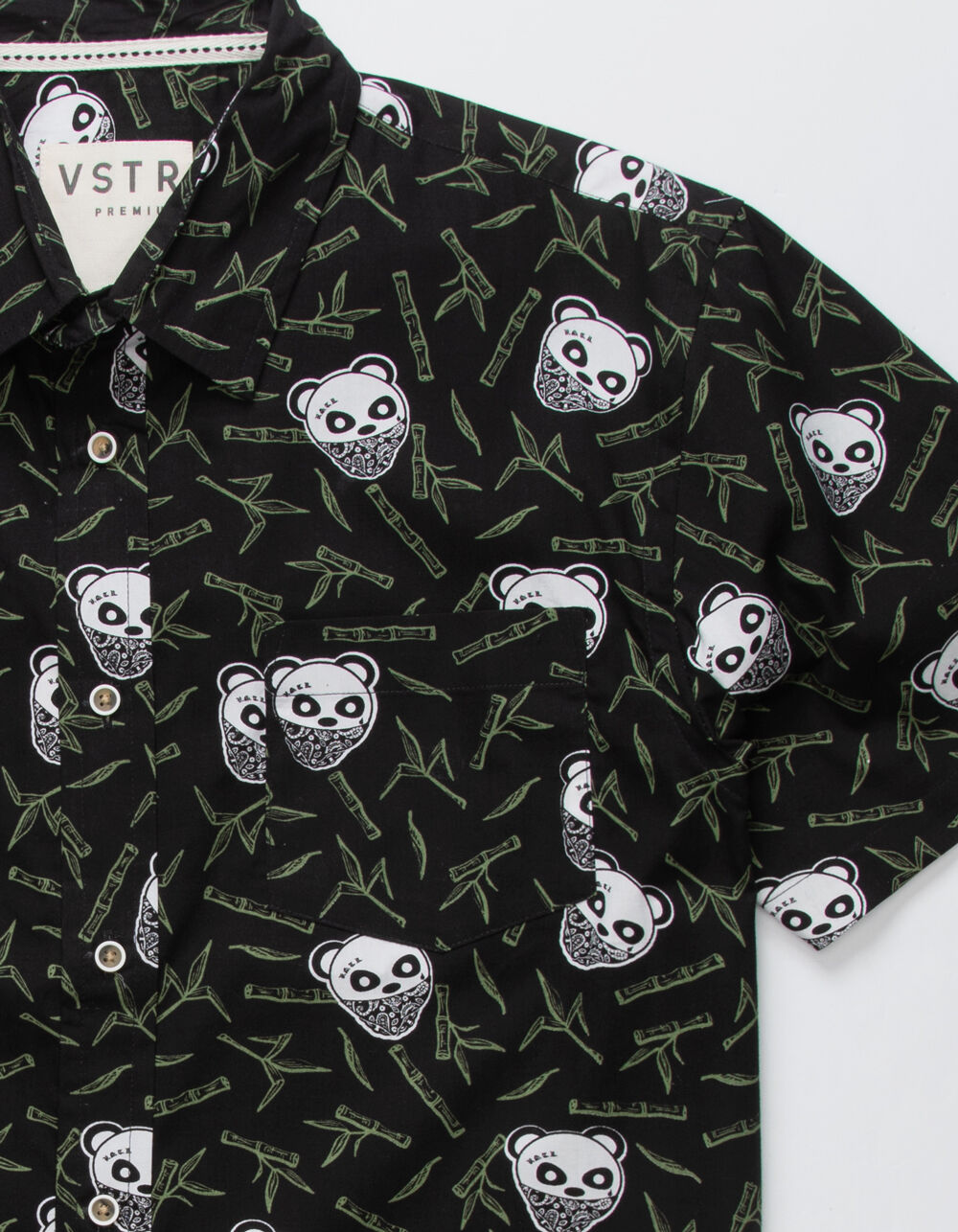 Panda button up shirt Clearance